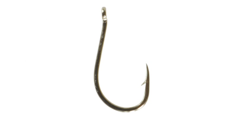 Kamatsu haczyki CHINU 8 BR kute brązowe z oczkiem