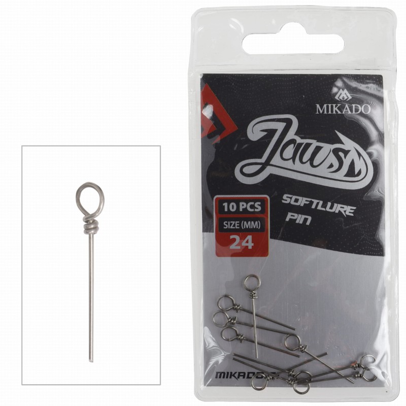 Mikado Jaws piny 24 mm do przynęt miękkich