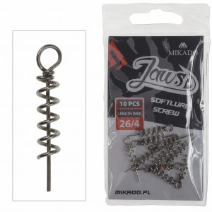 Mikado JAWS wkręty 26/4 mm do przynęt miękkich
