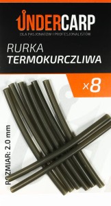 UNDERCARP rurka termokurczliwa 2,00 mm Shrink Tube zielona