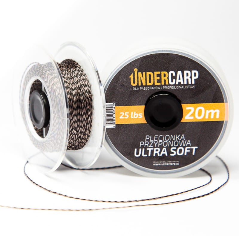 UNDERCARP-plecionka-przyponowa-ULTRA-SOFT-25 lbs-20-m-camo-brązowa-tonąca.jpg