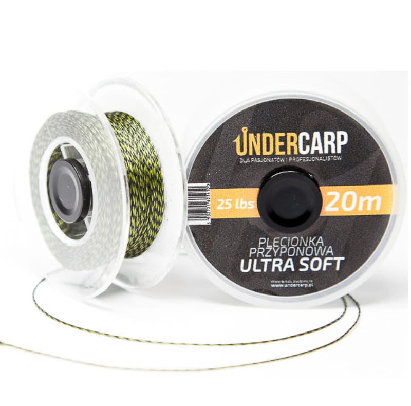 UNDERCARP-plecionka-przyponowa-ULTRA-SOFT-25 lbs-20-m-camo-zielona-tonąca.jpg