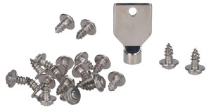 Mikado zestaw wolframowych kolców do butów do brodzenia wędkarskie 20 + kluczyk