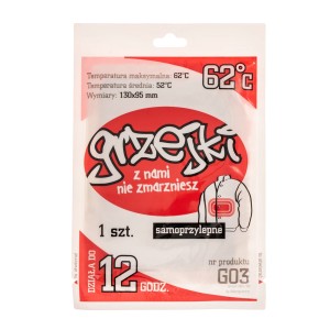 Grzejki ogrzewacz do ciała na zimę samoprzylepny