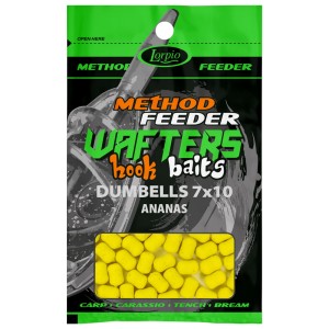 Lorpio dumbells WAFTERS 7x10 mm ANANAS 15 g Method Feeder