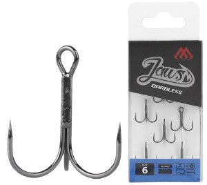Mikado Jaws BEZZADZIOROWA kotwiczka potrójna nr 6 barbless