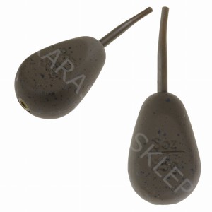 FL ciężarek karpiowy 85 g 3.0 oz płaska gruszka przelotowy