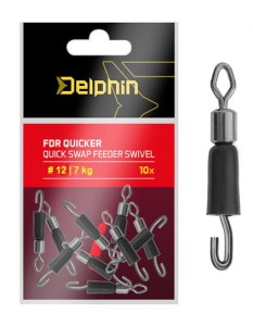 Delphin szybkozłączka M łącznik z krętlikiem do wymiany przyponów