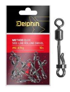 Delphin krętlik z agrafką Method Quix 6 do szybkiej wymiany przyponów