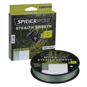 SPIDERWIRE plecionka Stealth Smooth X8 0,09 mm PE Moss Green 150m