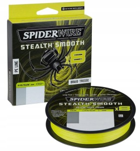 SPIDERWIRE plecionka Stealth Smooth X8 0,13 mm PE Yellow 150 m