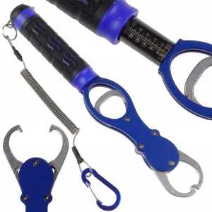 FL chwytak wędkarski z wagą obrotowy do podbierania ryb