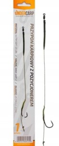UNDERCARP przypon karpiowy 25 cm haczyk Wide Gape 2 z pozycjonerem