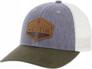 Westin VINTAGE TRUCKER CAP GREY MOSS czapka z daszkiem wędkarska