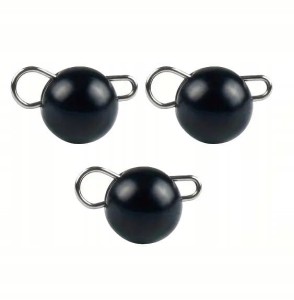 Vis Vangen czeburaszka 12 g czarna ołowiana ciężarek do przynęt 3 sztuki