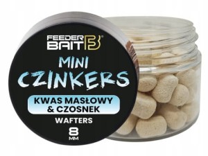 Feeder Bait MINI CZINKERS 8 mm KWAS MASŁOWY & CZOSNEK wafters Method Feeder