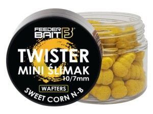 Feeder Bait TWISTER MINI ŚLIMAK Wafters 10/7mm SWEET CORN N-B Method Feeder