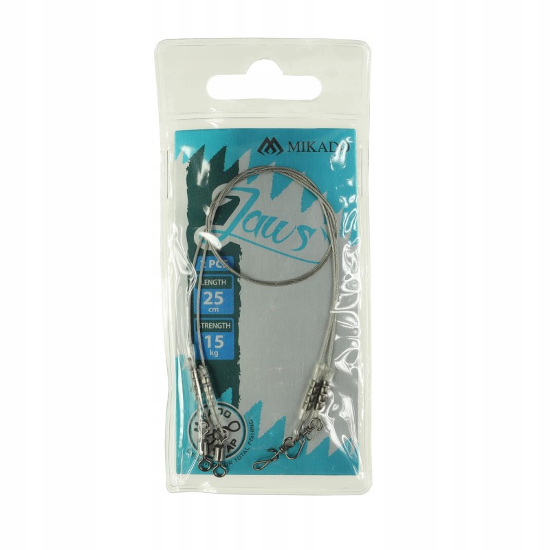 Mikado JAWS przypony stalowe 25 cm 15 kg