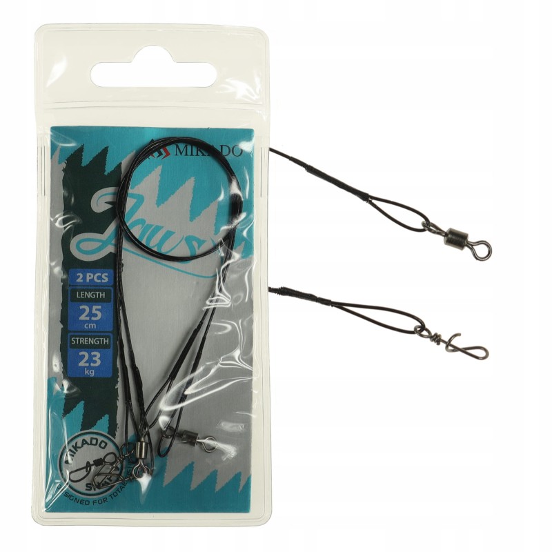 Mikado Jaws SS przypony stalowe 25 cm 23 kg