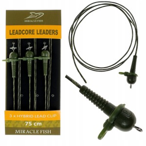 Miracle Fish zestaw helikopterowy Lead Core 3 szt 75 cm