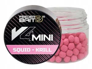 Feeder Bait V4 MINI Wafters 4mm SQUID & KRILL Dumbells Method
