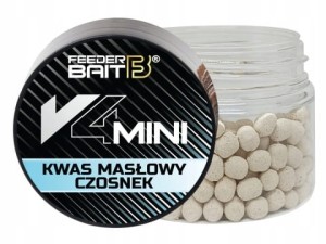 Feeder Bait V4 MINI Wafters 4 mm KWAS MASŁOWY & CZOSNEK Method