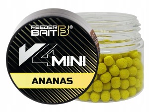 Feeder Bait V4 MINI Wafters 4 mm ANANAS Dumbells Method