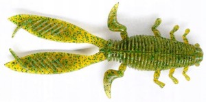 Lucky John INSECTOR 2,8'' 7 cm OIL GREEN PEPPER Rak Krab Żuczek Robak