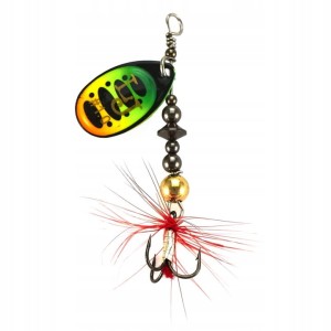 Lucky John obrotówka nr 2 BONNIE BLADE 4,3 g kolor 008 z Chwostem