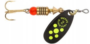 Mepps obrotówka nr 2 BLACK Fury 4,5 g czarna