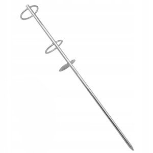 FL podpórka 60 cm Gruntowa Feederowa Metalowa Bezpieczna Wbijana