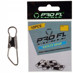 FL agrafka rozmiar 2 blaszkowa mała zapasowa black nickel PRO 10