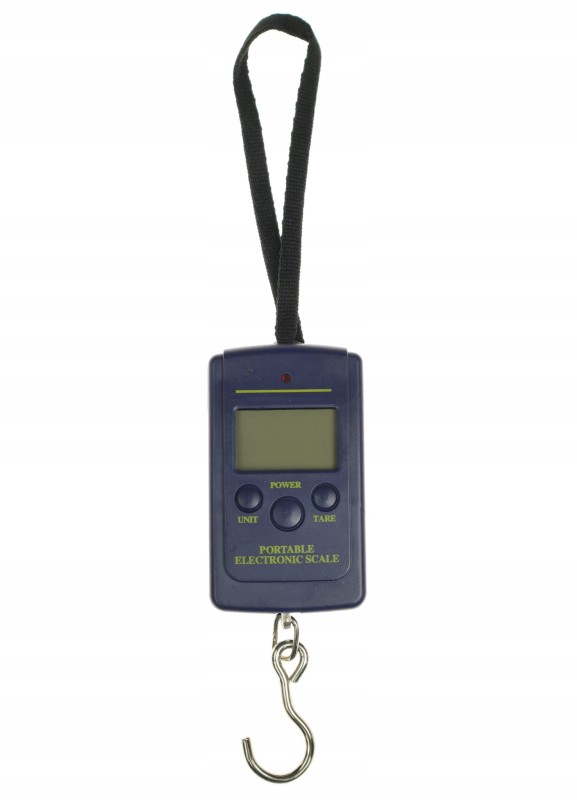 Waga wędkarska hakowa 40 kg ze sznurkiem