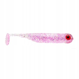 Great Fish ripper GF1 GLITTER PINK 49 mm 1 g NO SCENT soft bait 10