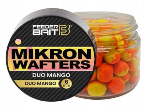 Feeder Bait MIKRON wafters 6 mm DUO MANGO dumbells method