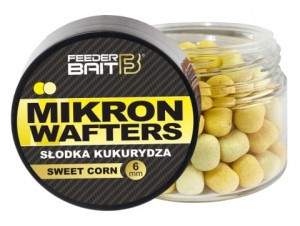 Feeder Bait kukurydza MIKRON wafters 6 mm SŁODKA dumbells method