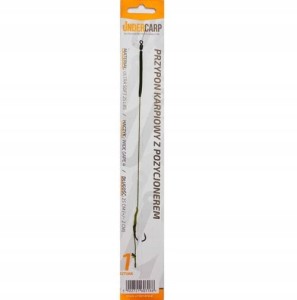 UNDERCARP przypon karpiowy 25 cm haczyk wide gape 4 z pozycjonerem gotowy