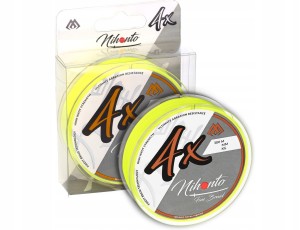Mikado plecionka NIHONTO FINE BRAID 0.12 mm/300m FLUO ŻÓŁTA