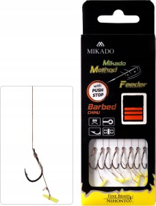 Mikado plecionka przypony method feeder chinu 10 P/S