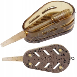 FL podajnik koszyk koszyczek 40 g L boat przelotowy method feeder kamuflaż