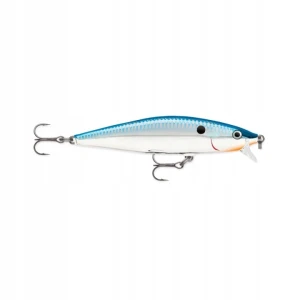 Rapala wobler flat rap FLR10 10cm 12g SB silver blue