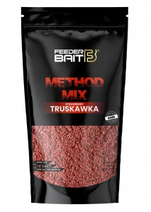 Feeder Bait zanęta method mix TRUSKAWKA 800 g Karp Leszcz Karaś Lin