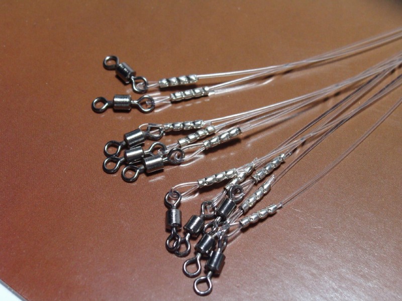 FL przypony fluorocarbonowe 15/20/25 cm 14 kg 30 szt