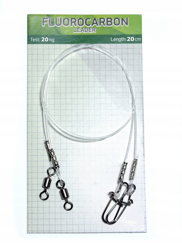 FL przypony fluorocarbonowe 20 kg 20 cm