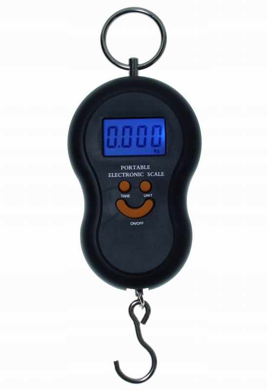 Waga wędkarska hakowa 50 kg z kółkiem