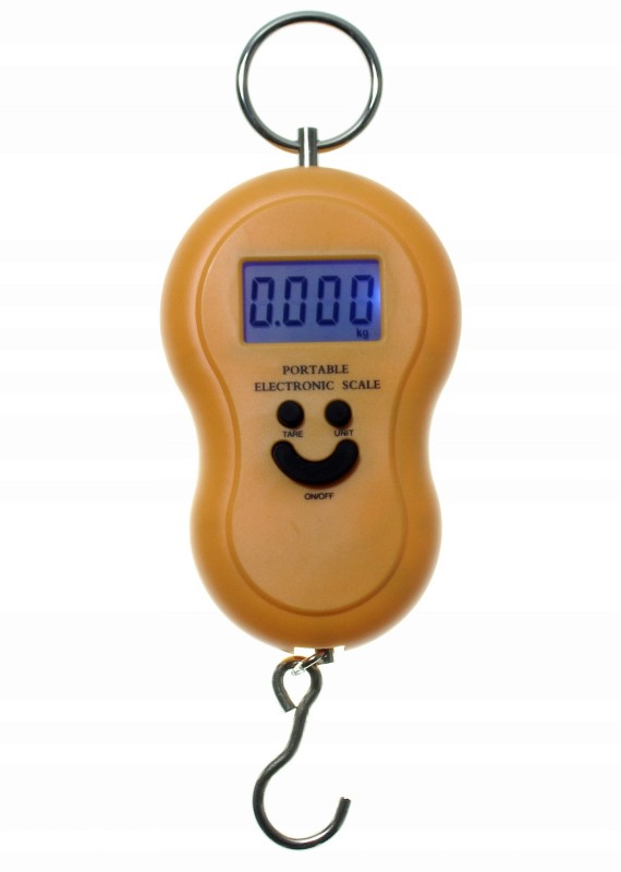 Waga wędkarska hakowa 50 kg z kółkiem