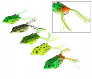 FL przynęta powierzchniowa ŻABA 3D 5 sztuk