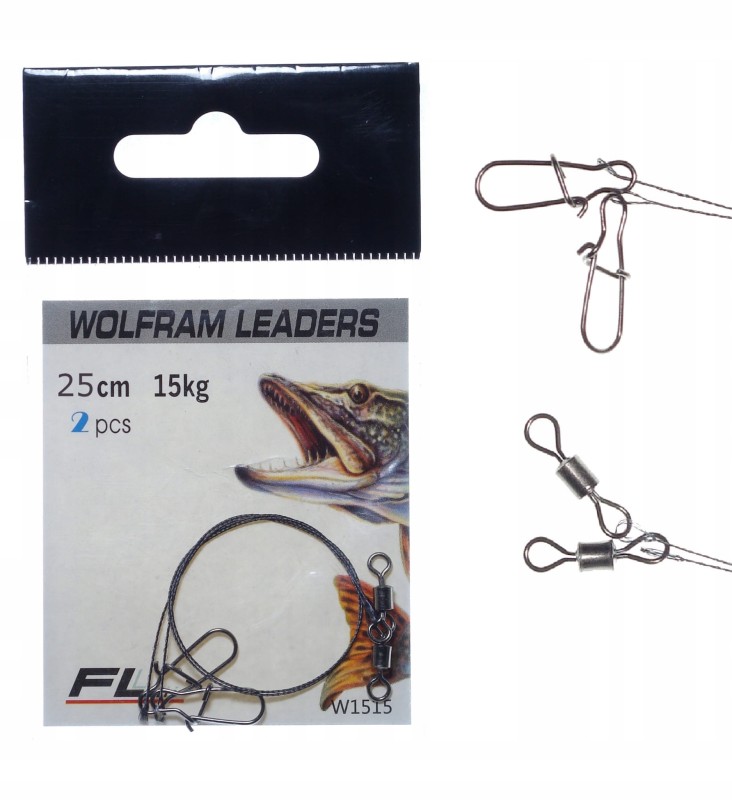 FL przypony wolframowe 25 cm 15 kg
