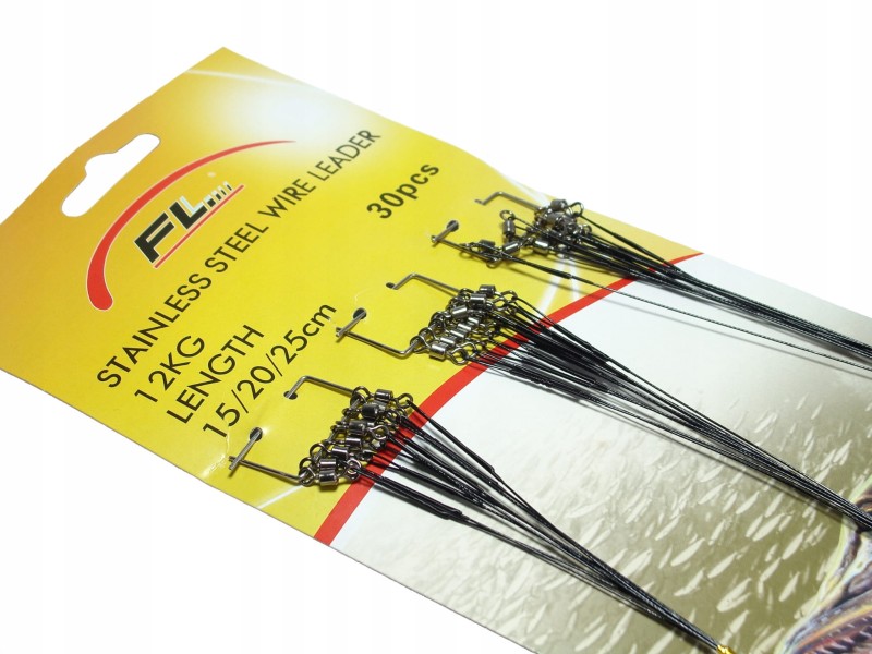 FL przypony stalowe 12 kg 15/20/25 cm z kotwicą
