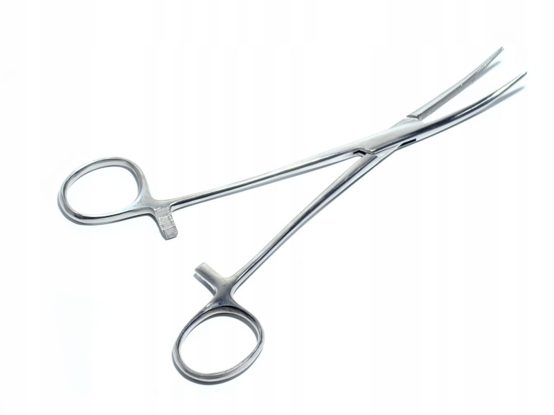 FL szczypce 18 cm zagięte do wyhaczania